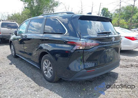 2024 Toyota Sienna Le из США, поврежденный, VIN 5TDKRKEC1RS186154